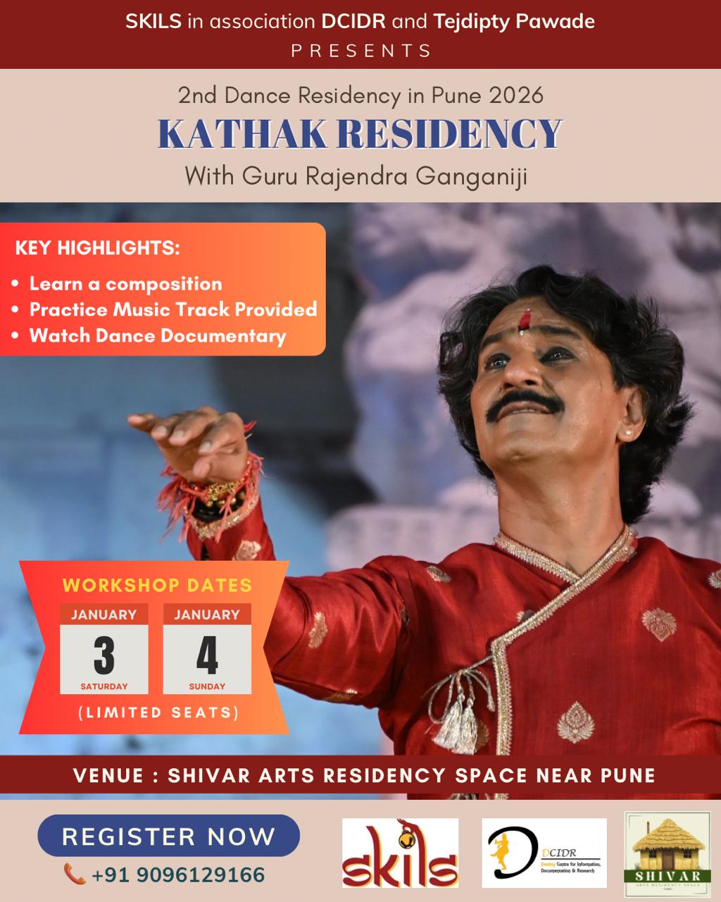 Kathak Residency with Pt. Rajendra Gangani ji