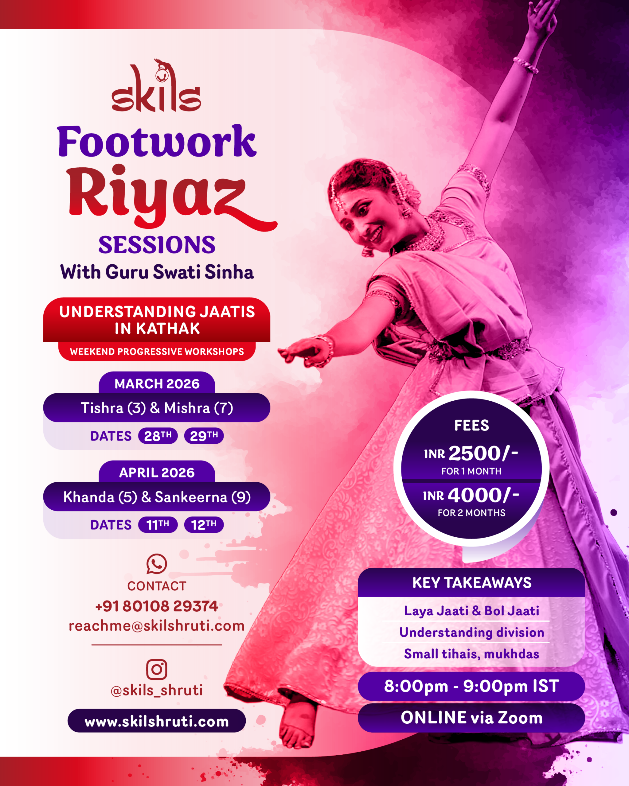 Footwork Riyaz with Guru Swati Sinha